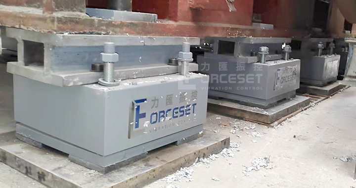 江蘇華鐵離心澆鑄機(jī)減振項(xiàng)目